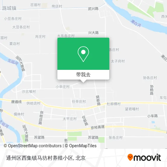通州区西集镇马坊村养殖小区地图