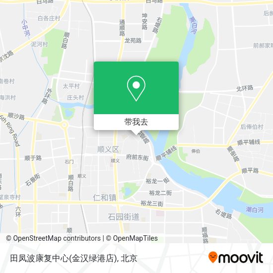 田凤波康复中心(金汉绿港店)地图