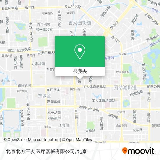 北京北方三友医疗器械有限公司地图