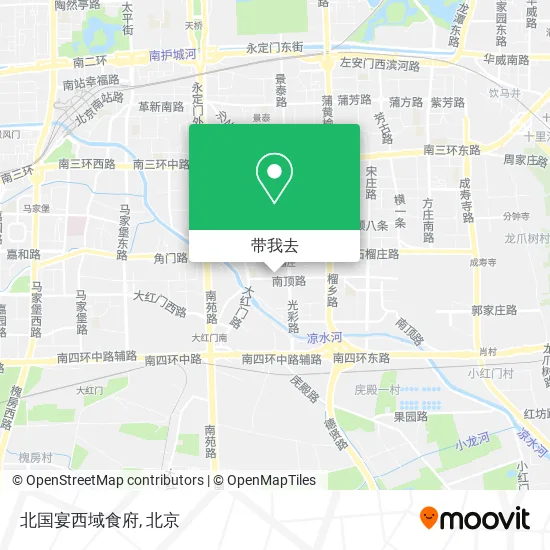 北国宴西域食府地图