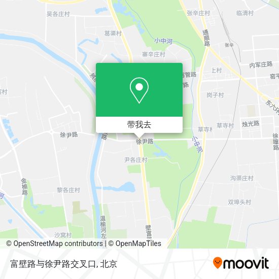 富壁路与徐尹路交叉口地图