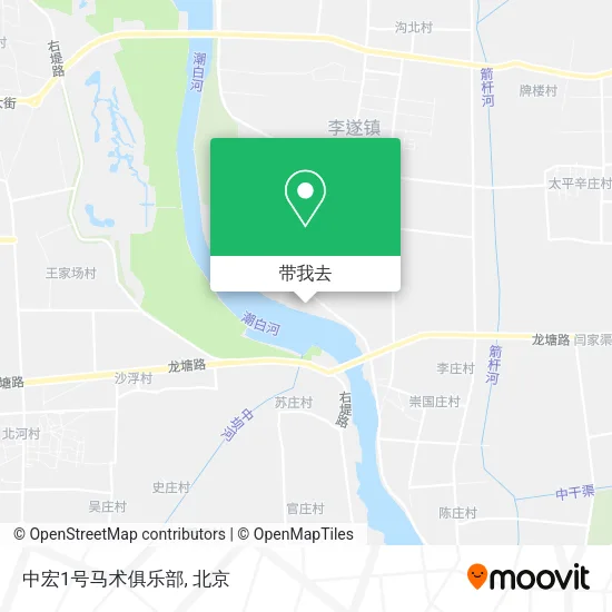 中宏1号马术俱乐部地图