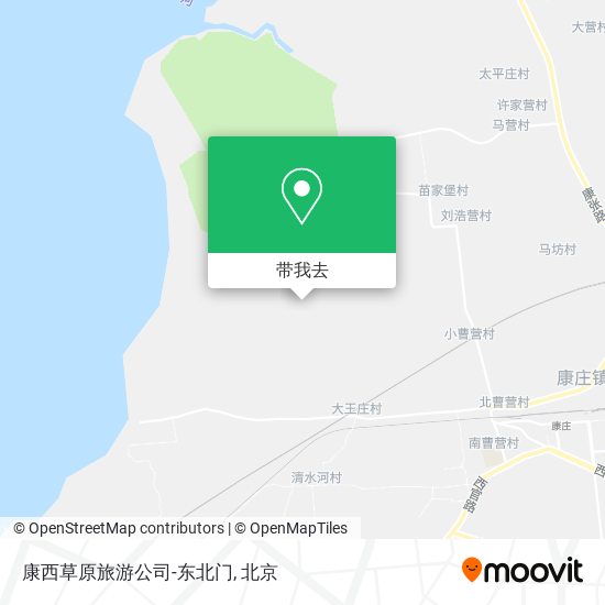 康西草原旅游公司-东北门地图