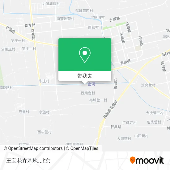 王宝花卉基地地图