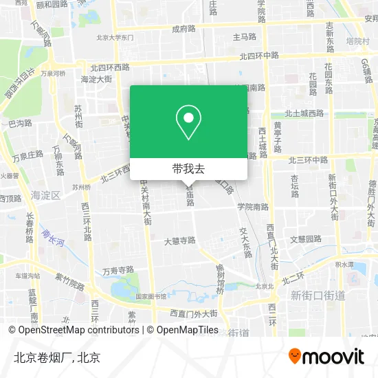 北京卷烟厂地图