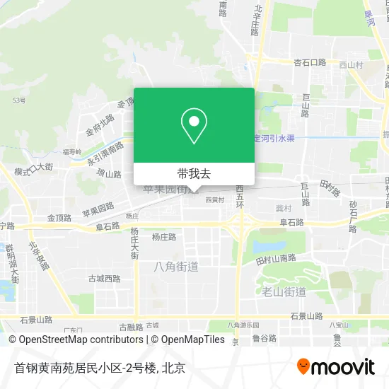 首钢黄南苑居民小区-2号楼地图