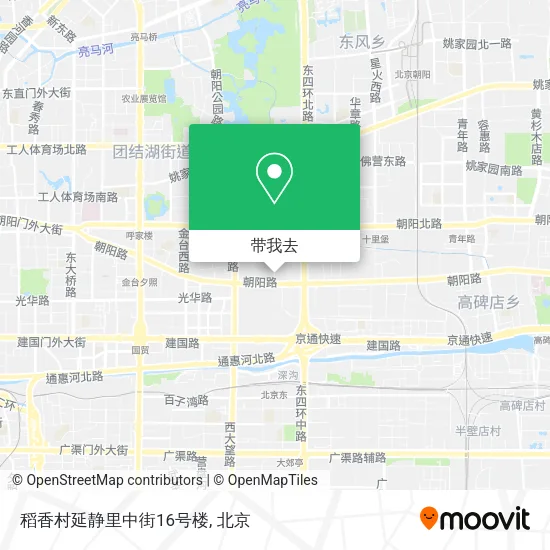 稻香村延静里中街16号楼地图