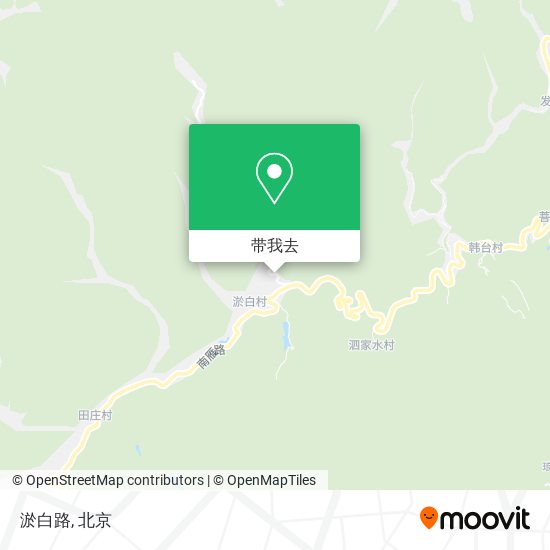 淤白路地图