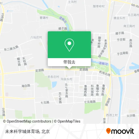 未来科学城体育场地图