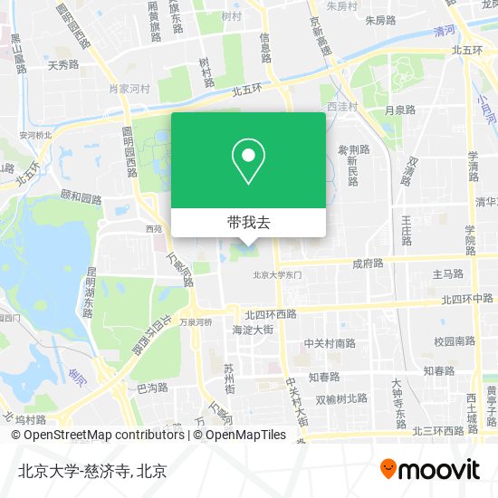 北京大学-慈济寺地图