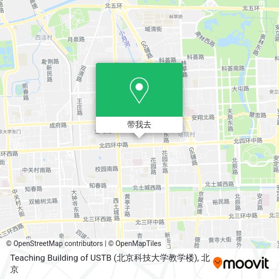 Teaching Building of USTB (北京科技大学教学楼)地图