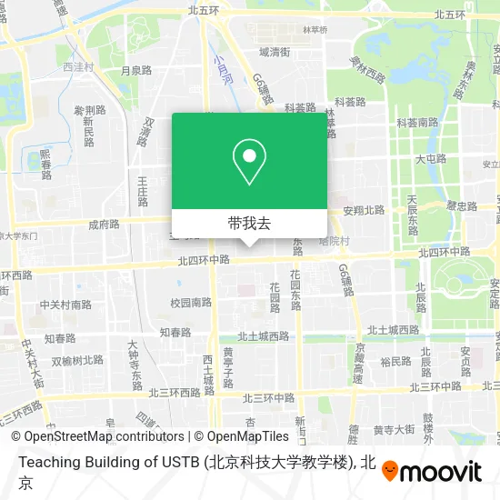 Teaching Building of USTB (北京科技大学教学楼)地图