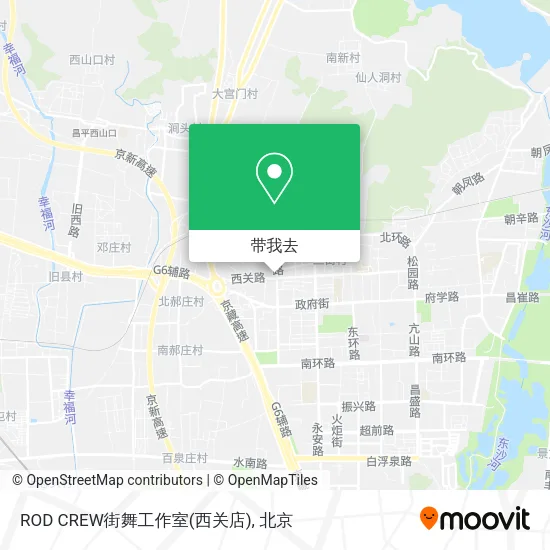 ROD CREW街舞工作室(西关店)地图