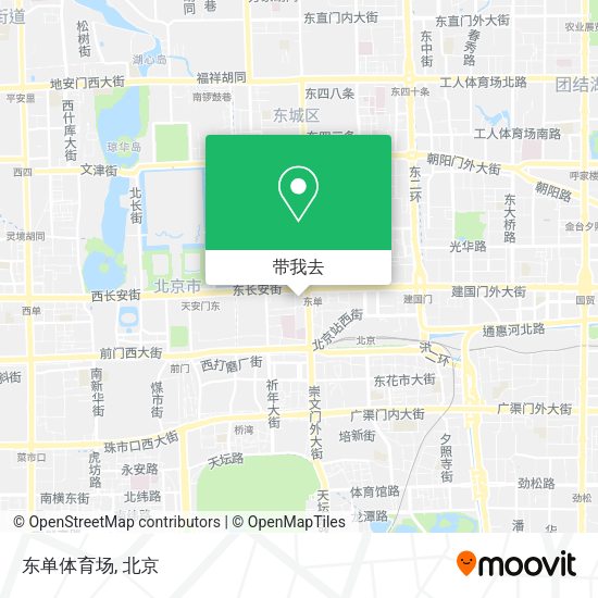 东单体育场地图