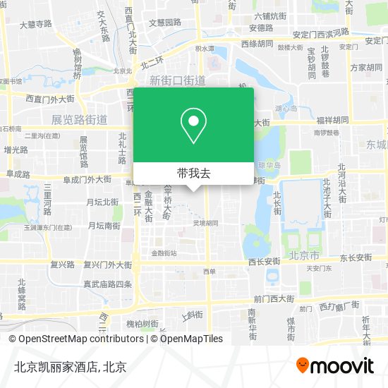 北京凯丽家酒店地图