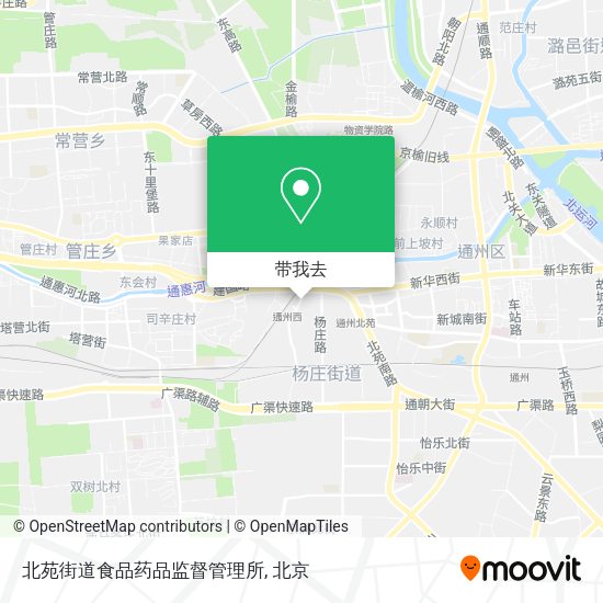 北苑街道食品药品监督管理所地图