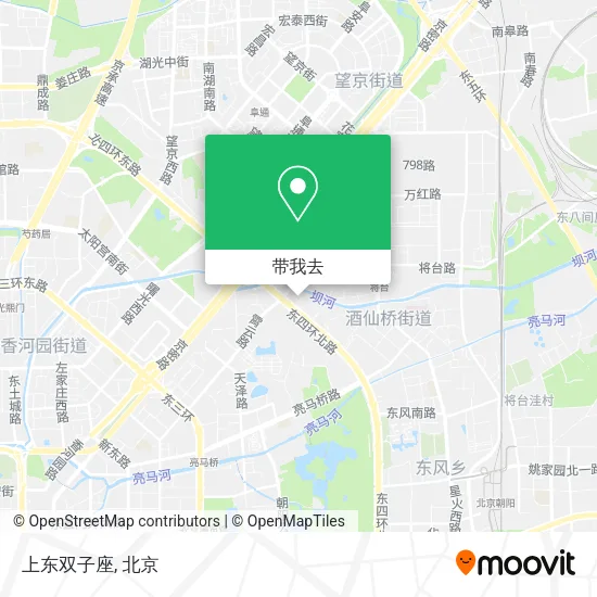 上东双子座地图