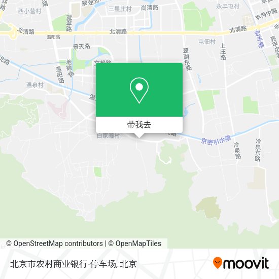北京市农村商业银行-停车场地图