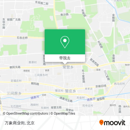 万象商业街地图