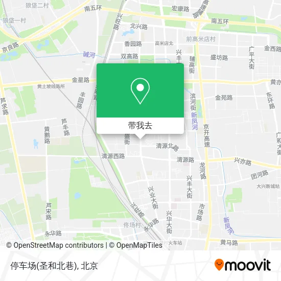 停车场(圣和北巷)地图