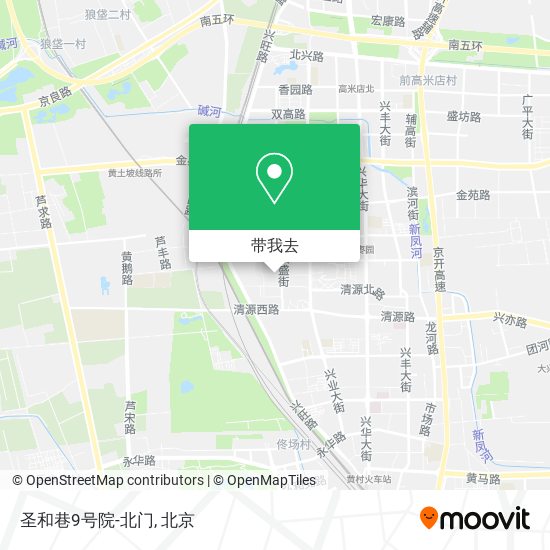 圣和巷9号院-北门地图