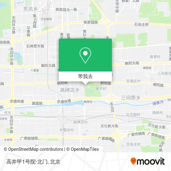 高井甲1号院-北门地图