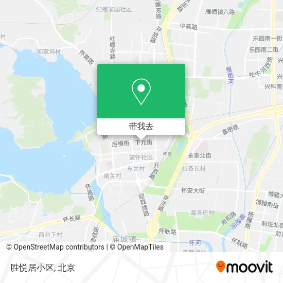 胜悦居小区地图