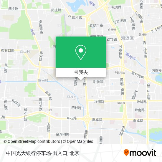 中国光大银行停车场-出入口地图