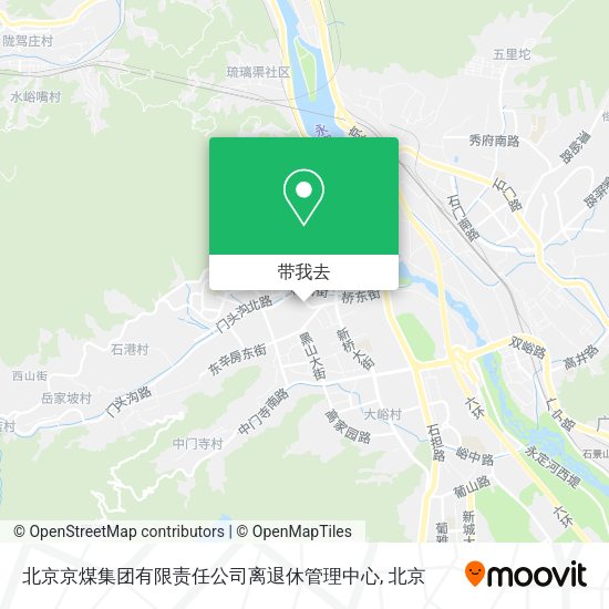 北京京煤集团有限责任公司离退休管理中心地图