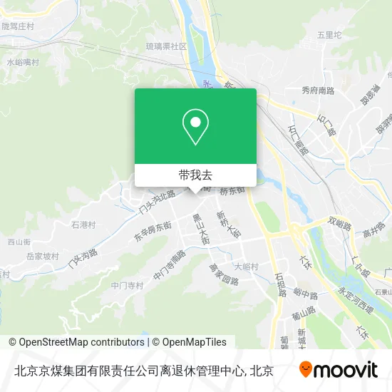 北京京煤集团有限责任公司离退休管理中心地图