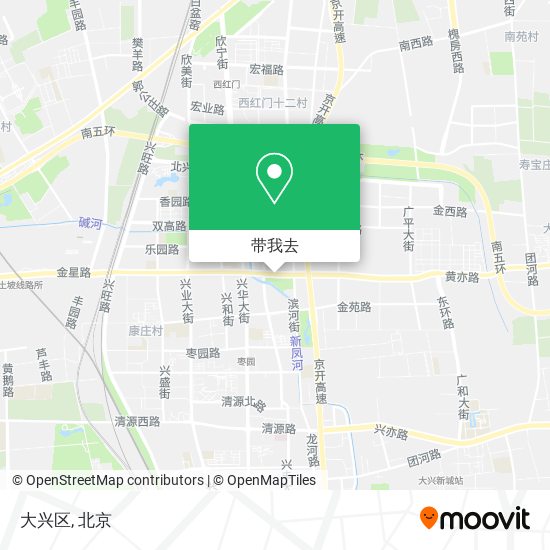 大兴区地图