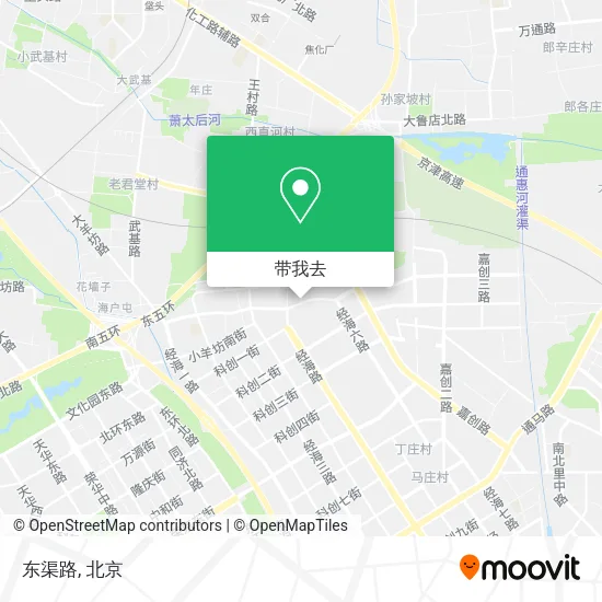 东渠路地图