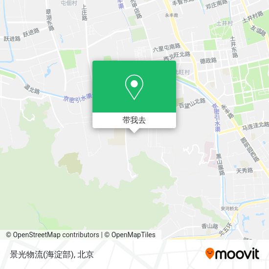 景光物流(海淀部)地图