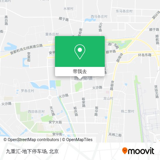 九重汇-地下停车场地图
