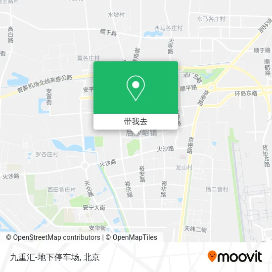 九重汇-地下停车场地图