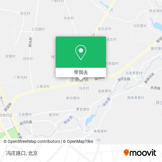 冯庄路口地图