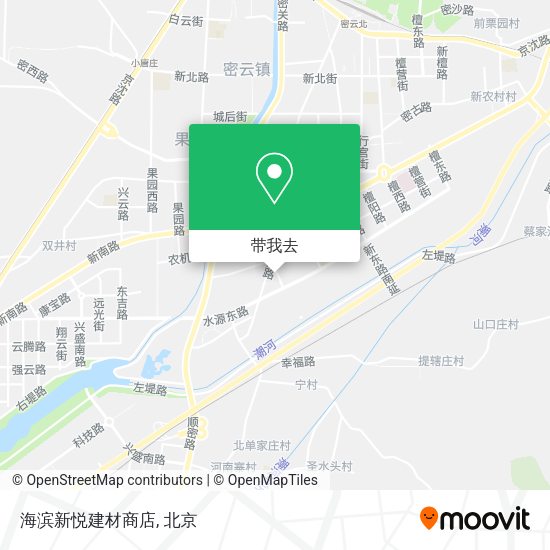 海滨新悦建材商店地图