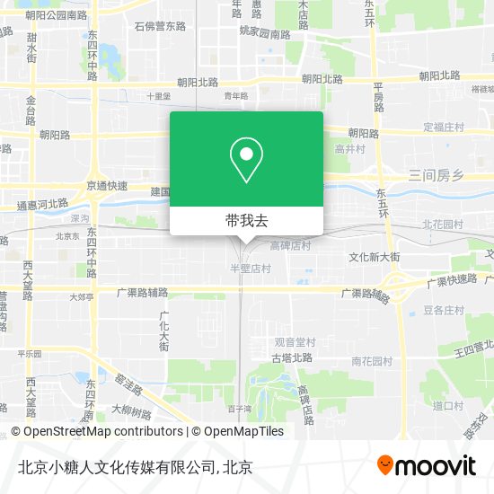 北京小糖人文化传媒有限公司地图