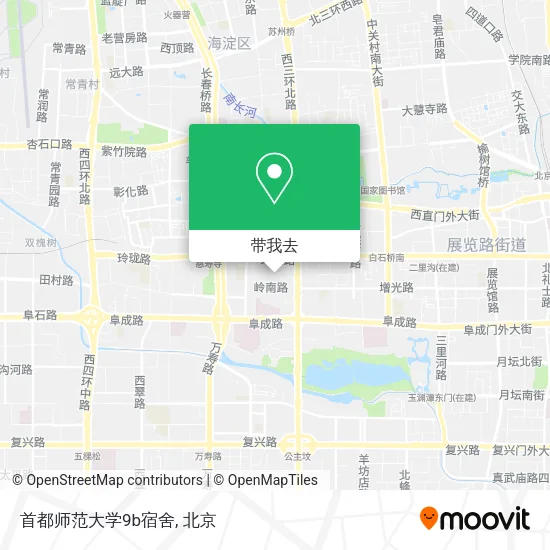 首都师范大学9b宿舍地图