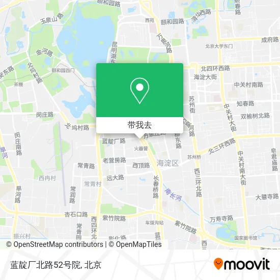 蓝靛厂北路52号院地图