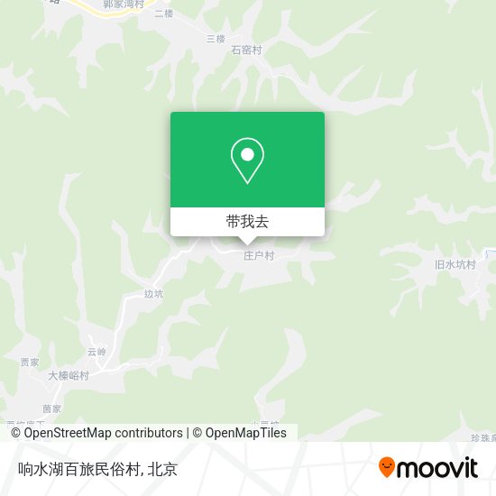 响水湖百旅民俗村地图