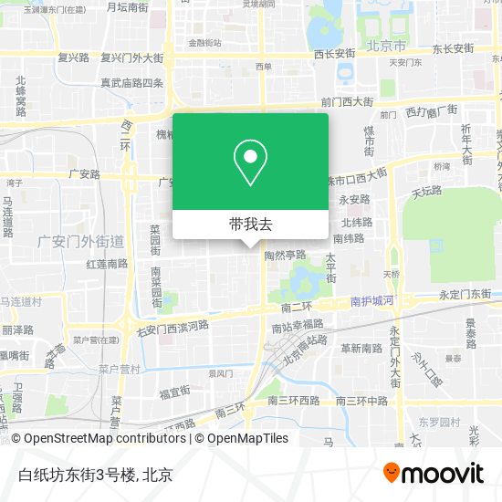 白纸坊东街3号楼地图