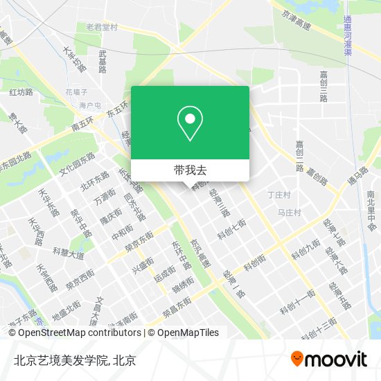 北京艺境美发学院地图