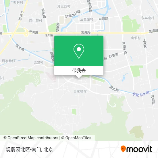 观麓园北区-南门地图