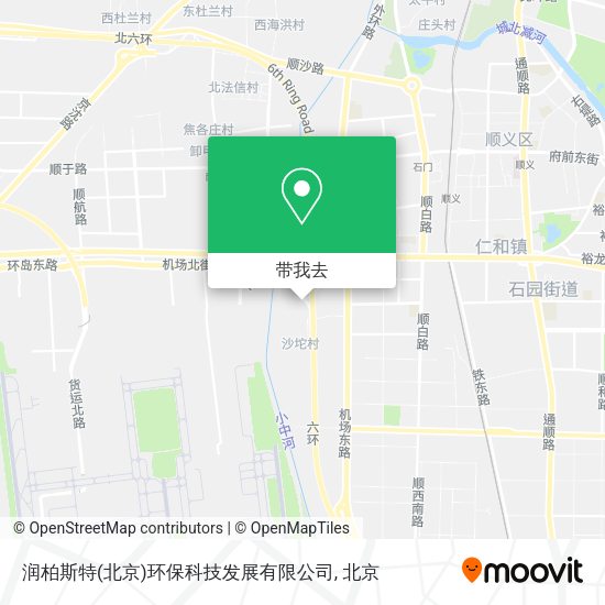 润柏斯特(北京)环保科技发展有限公司地图