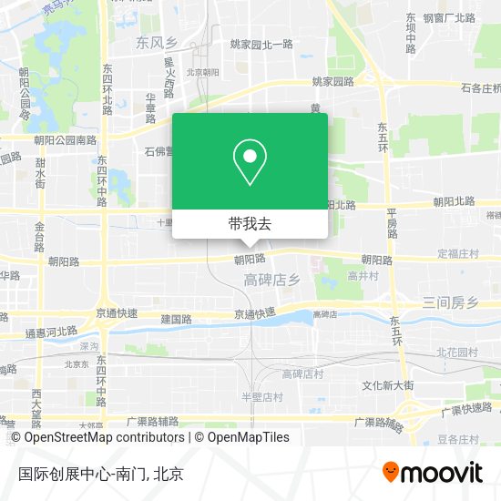 国际创展中心-南门地图