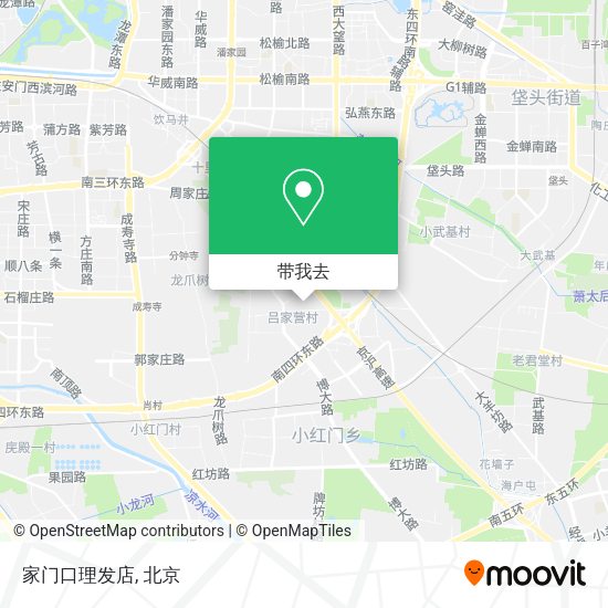 家门口理发店地图