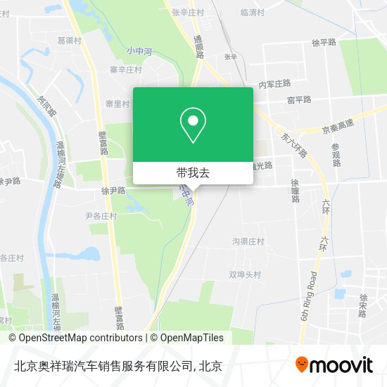 北京奥祥瑞汽车销售服务有限公司地图