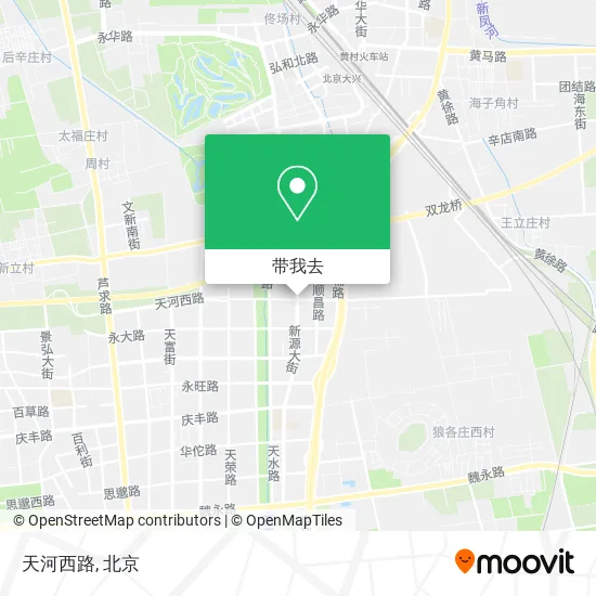 天河西路地图
