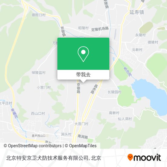 北京特安京卫犬防技术服务有限公司地图